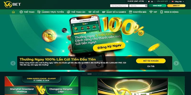 Nhà cái V9bet Online đã được cấp phép hợp pháp