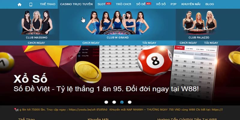 Dùng link W88 truy cập vào trang web